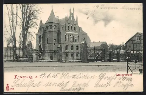 AK Ratzeburg, Amtsgericht mit Strassenpartie