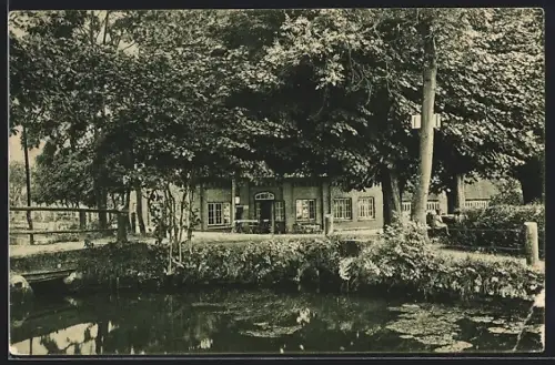 AK Ratzeburg i. Lbg., Gasthaus zur Farchauer Mühle Carl Hübner