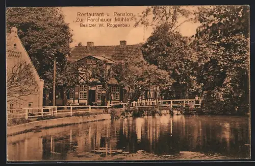 AK Ratzeburg, Restaurant und Pension Zur Farchauer Mühle W. Roggenbau