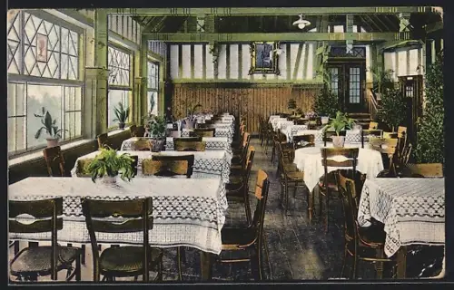 AK Bredeney, Cafe-Restaurant Bredeneyer Krone, Innenansicht