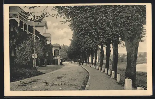 AK Ratzeburg i. L., Strasse St. Georgsberg