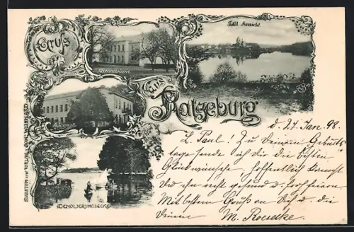 AK Ratzeburg, Gymnasium, Alumnat, Demolierungsecke, Segelboot