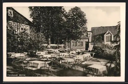 AK Ratzeburg, Gasthaus Farchauer Mühle zwischen Mölln und Ratzeburg