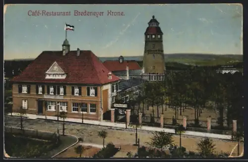 AK Bredeney, Cafe-Restaurant Bredeneyer Krone Gustav Schlesinger