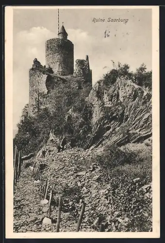 AK Saarburg, Ruine Saarburg