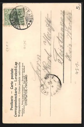 AK Essen, Colosseum, Kriegerdenkmal