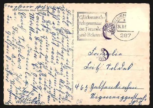 AK Schmilau /Lauenburg, Kirche, Bauernhäuser