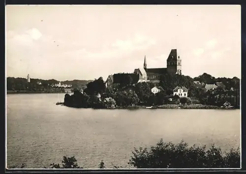 AK Ratzeburg i. Lbg., Dom, Blick von der Römnitz