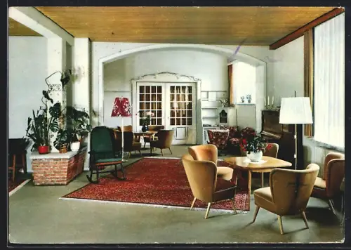 AK Mölln /Lbg., Spezialabteilung Lehmrade, Innenansicht, Aufenthaltsraum