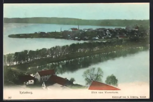 AK Ratzeburg, Blick vom Wasserturm