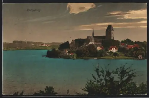 AK Ratzeburg, Blick auf Dom und See