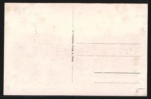 AK Ratzeburg i. L., Stadtansicht mit See und umliegender Landschaft