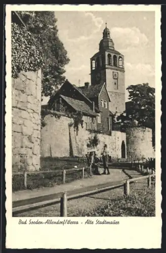 AK Bad Sooden-Allendorf /Werra, Alte Stadtmauer