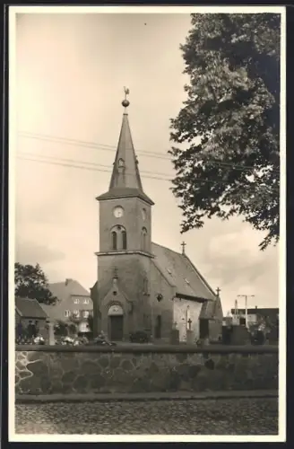 Foto-AK Schmilau, Kirche