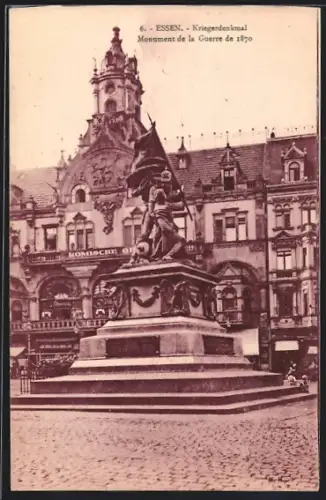 AK Essen / Ruhr, Kriegerdenkmal 1870