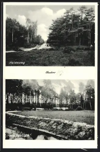AK Gudow, Heideweg, Am Heilbach