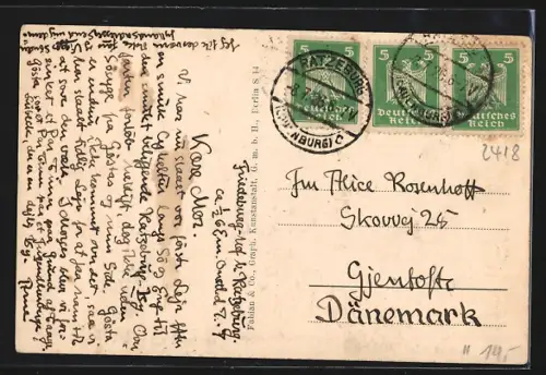 AK Ratzeburg i. L., Blick auf Dom von Römnitz