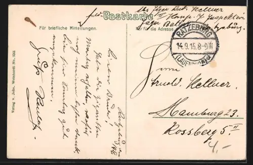 AK Ratzeburg i. Lbg., Blick vom Wasserturm