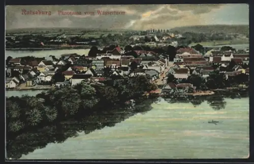AK Ratzeburg, Panorama vom Wasserturm