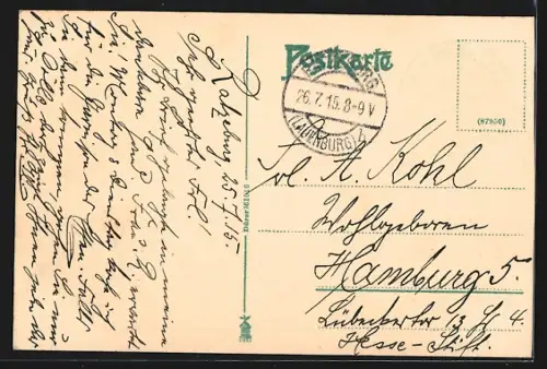 AK Ratzeburg, Panorama vom Wasserturm