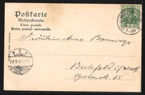 AK Farchau bei Ratzeburg, Blick auf See und Landschaft