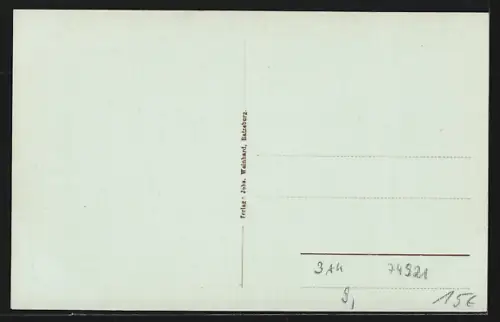 AK Farchau, See mit Segelboot und Herrenhaus