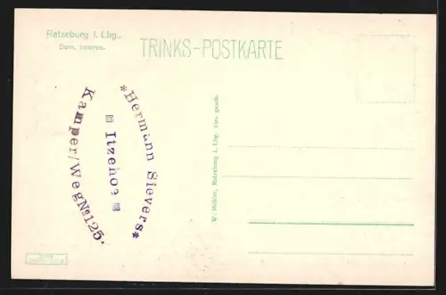 AK Ratzeburg i. Lbg., Dom, Inneres