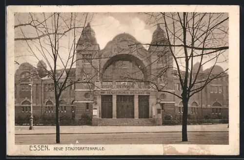 AK Essen / Ruhr, Neue Stadgartenhalle