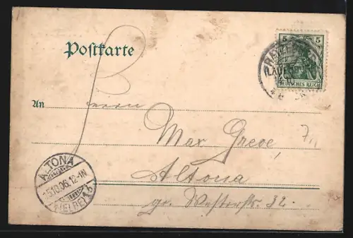 AK Ratzeburg i. L., Blick zum Ort