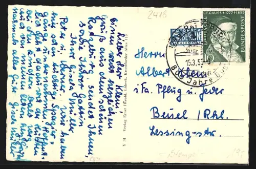 AK Ratzeburg i. Lbg., Langenbrückerstrasse, Am Markt, Jugendherberge