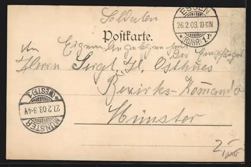 AK Essen a. d. Ruhr, Stadtgartenpartie