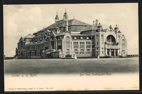 AK Essen a. d. Ruhr, Der neue Stadtgarten-Saal
