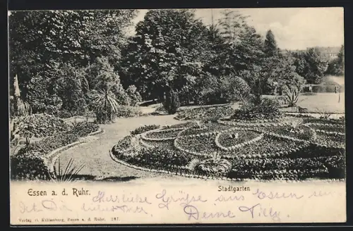 AK Essen a. d. Ruhr, Im Stadtgarten