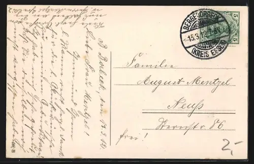 AK Essen /Ruhr, Stadtgarten, Neuer Teich