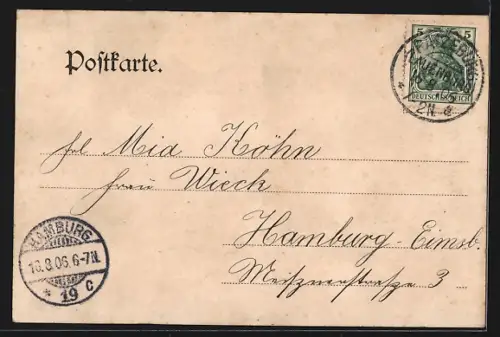 AK Ratzeburg, Panoramaansicht des Ortes