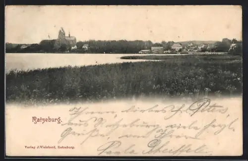 AK Ratzeburg, Ortsansicht mit See