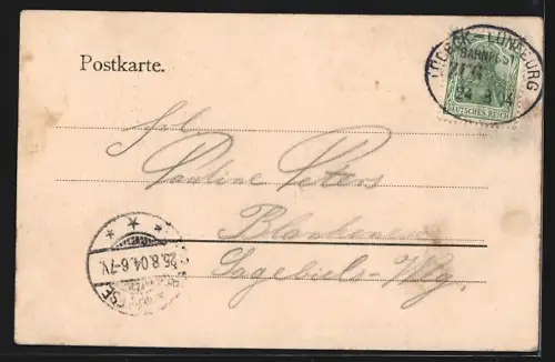 AK Ratzeburg, Ortsansicht mit See