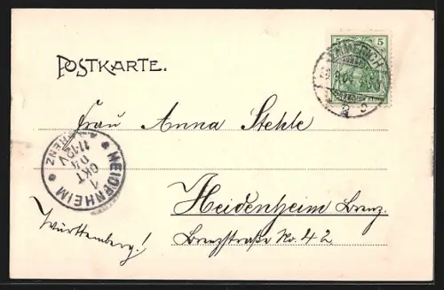 AK Emmerich a. Rh., Ortsansicht mit Kirche