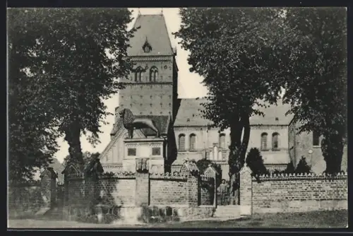 AK Ratzeburg, Dom, Löwendenkmal