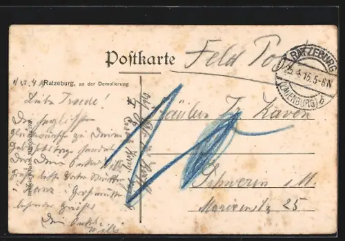 AK Ratzeburg, An der Demolierung