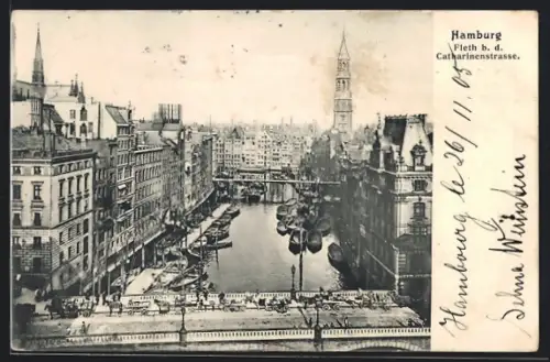 AK Hamburg, Fleet bei der Catharinenstrasse