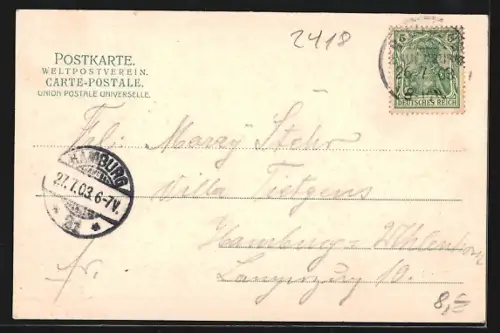 AK Ratzeburg, Blick vom Weinberg auf See und Dom