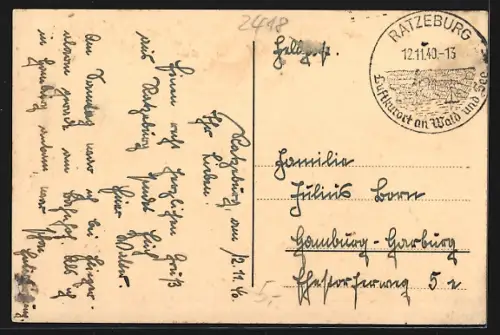 AK Ratzeburg, Blick vom Weinberg