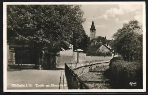 AK Müllheim i. B., Partie am Klemmbach