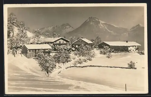 AK Oberaudorf a. Inn, Berggasthaus Hocheck, Inh. S. Berger, Winterlandschaft