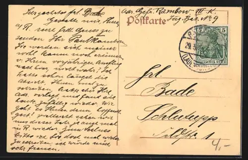 AK Ratzeburg, Blick auf Dom und See