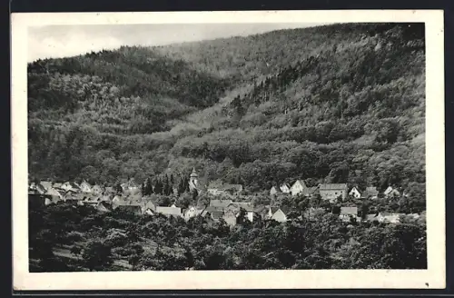 AK Dannenfels, Ortsansicht im Donnersberggebiet