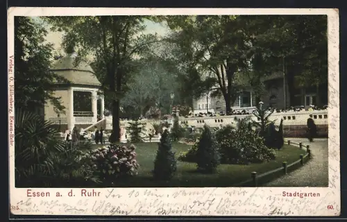 AK Essen a. d. Ruhr, Stadtgarten