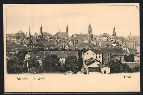 AK Essen / Ruhr, Totalansicht der Stadt