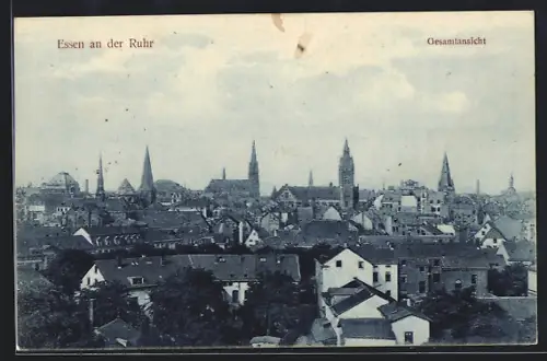 AK Essen an der Ruhr, Gesamtansicht